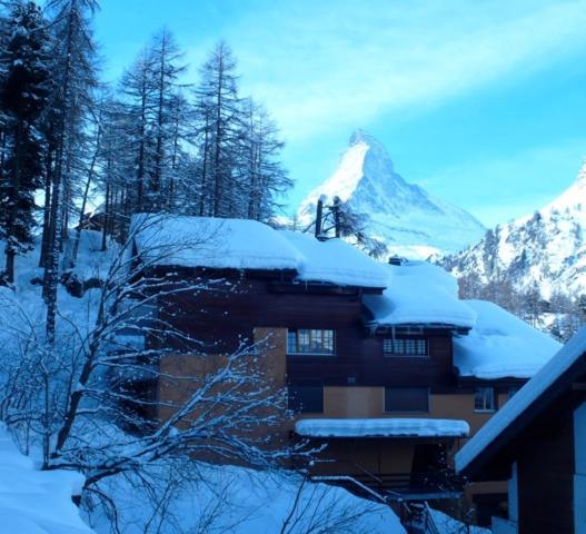 Studio Central Et Chaleureux 1 Zermatt Exterior foto